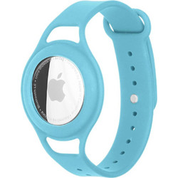 Case-Mate Silicone Bracelet Kids AirTag Light Blue