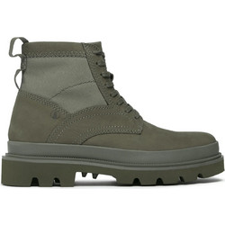Clarks Badell Hi Ανδρικά Αρβυλάκια Δερμάτινα Χακί 26173424