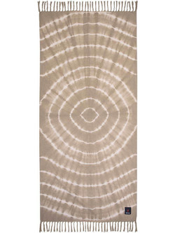 Greenwich Polo Club 3847 Πετσέτα Παρεό Θαλάσσης Καφέ 80x170cm