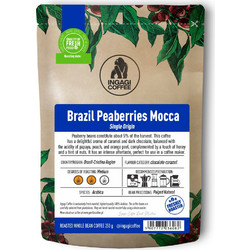 Ingagi Coffee Brasil Peaberries Mocca Καφές Espresso σε Κόκκους με Άρωμα Moka 250gr