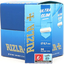 Rizla 56 Ultra Slim 5.7mm Φιλτράκια Στριφτού (κουτί των 20τεμ)