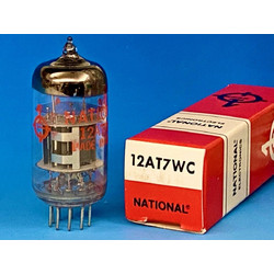 JAN PHILIPS 12AT7WC / WB / ECC81 / 6201 JAN USA mil spec