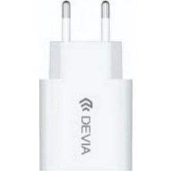 Devia Φορτιστής Χωρίς Καλώδιο με Θύρα USB-A White 5300189