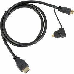 Feelworld Micro & Mini to HDMI 2 in 1 cable (1 m Micro/Mini )