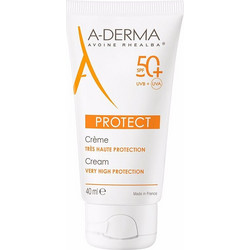A-Derma Aderma Protect Crema Αντηλιακή Κρέμα Προσώπου SPF50+ 40ml