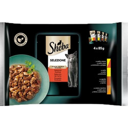 Sheba Selezione Adult with Meat in Gravy 4x85gr