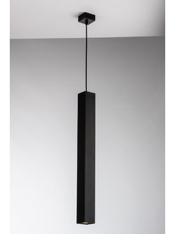 LUCE Fluke 1 Κρεμαστό Φωτιστικό Οροφής Μονόφωτο GU10 Μαύρο 8031440362504