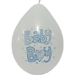 255736 ΜΠΑΛΟΝΙΑ BABY BOY ΣΕ ΣΑΚΟΥΛΑΚΙ 8ΤΕΜ. 10X21ΕΚ. (ΣΕΤ 10 ΤΕΜΑΧΙΩΝ)