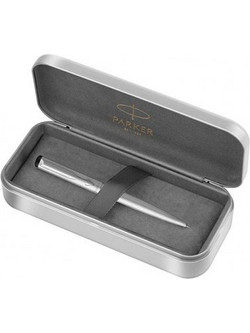 Parker Vector Steel CT Σετ Στυλό Υγρής Μελάνης Μαύρο 2τμχ
