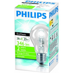 Philips Eco Classic 30% Οικονομίας Κοινή E27/28W