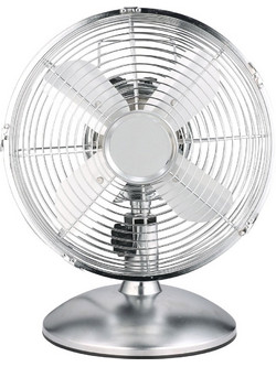 Eurolamp 147-29080 Inox Επιτραπέζιος Ανεμιστήρας 30cm 35W