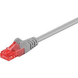 Goobay U/UTP Cat.6 Καλώδιο Δικτύου Ethernet 20m Grey