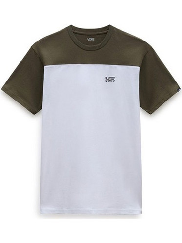 Vans Script Crew Block S/S-B (VN0007G5QJS1) WHITE