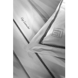 Guy Laroche Σετ Σεντόνια King Size Βαμβακοσατέν 270x280 Blend Cement