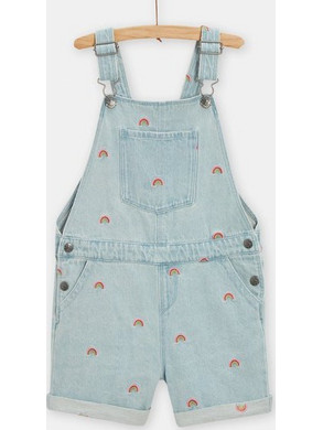 Παιδική Σαλοπέτα για Κορίτσια Denim Rainbow ΜΠΛΕ