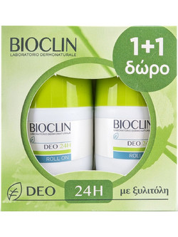 Bioclin Xylitol Αποσμητικό Roll On 24h 2x50ml