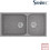 Sanitec Classic 307 Επικαθήμενος Νεροχύτης Γρανίτη Αντιστρεφόμενος Ματ Granite Grey 92x51cm