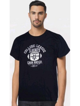 Caan College League T-shirt Black 7719black