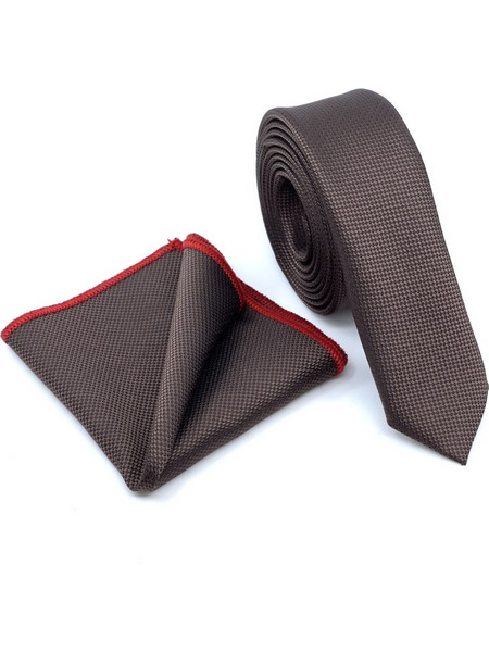 LEGEND TIE OXFORD WITH HANDKERCHIEF 4.5CM