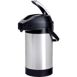 Ισοθερμική Περιστρεφόμενη Κανάτα Airpot Easypush 3.5 Lt, Ανοξείδωτη 18/10, Jos Ten Berg EASYPUSH-3.5/BΚ