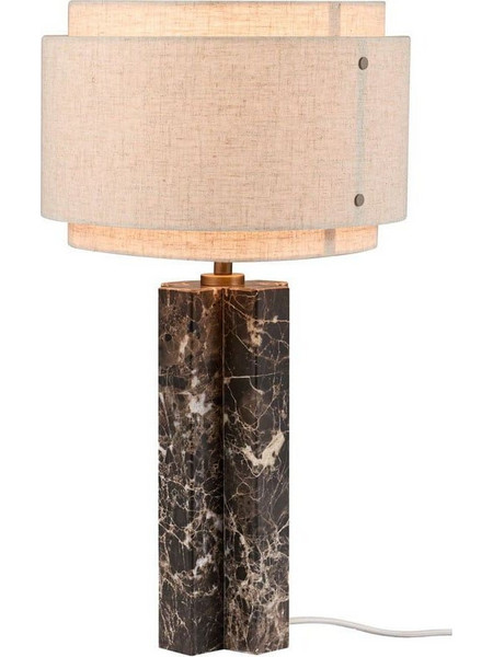 Επιτραπέζιο Φωτιστικό Takai E27 30x55cm Beige Dftp