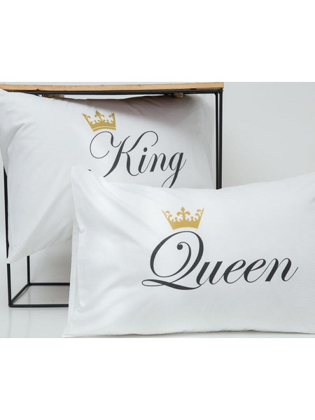 Μαξιλαροθήκες Ζεύγος 50x70 Queen&King Borea