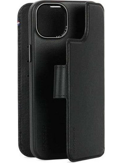 Decoded Leather Detachable Wallet Black (iPhone 15 Pro Max)