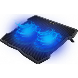 Tellur Basic TLL491101 Cooling Pad για Laptop έως 15.6" με 2 Ανεμιστήρες