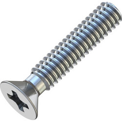 Μηχανόβιδες Φρεζάτες Σταυρού M2x10mm Γαλβανιζέ DIN 965 (Τιμή ανά Τεμάχιο)