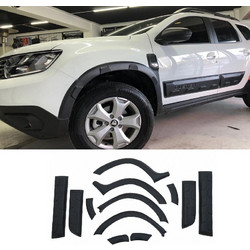 Πλαϊνά Φτερά Τροχών Για Dacia Duster 2010-2017 & Τριμ Πόρτας Wild Look Σετ 12 Τεμαχίων DACIA CΑRΝΕR