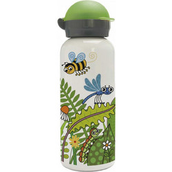 Laken Bugs Παιδικό Μπουκάλι Αλουμινίου BPA Free Λευκό 450ml