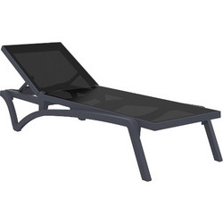 Pacific/S* Sun-Lounger Dark Grey