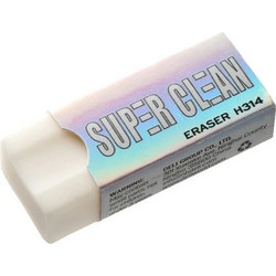 DELI ΓΟΜΑ SUPER CLEAN ΛΕΥΚΟ EH314