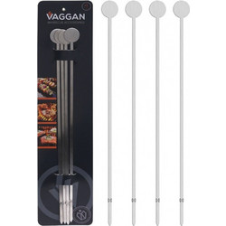 Σουβλάκια Μπάρμπεκιου Vaggan Ανοξείδωτα 4 Τεμ. 37.5 cm YL7900500