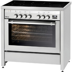 BARTSCHER 155670 5K-EBMF ΚΟΥΖΙΝΑ 90CM ΙΝΟΧ ΜΕ ΚΕΡΑΜΙΚΕΣ ΕΣΤΙΕΣ ΚΑΙ ΦΟΥΡΝΟ ΜΕ ΑΕΡΑ