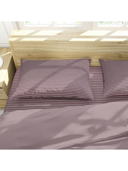 Σεντόνια Σετ 170x260cm + 1 Μαξιλαροθήκη 52x72cm Chic Amethyst
