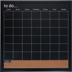 Εβδομαδιαίο Planner ArtiCasa με διαστάσεις 56x56x1,5cm - Μαύρο 9610000000000000