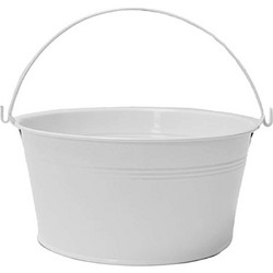 Plastona Κασπώ Μεταλλικό Λευκό 17x9cm 00.05.5958A