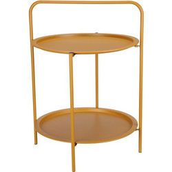 Τραπεζάκι Bοηθητικό με διαστάσεις 50x66cm - Mέταλλο - Mustard Yellow X99001530