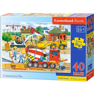 Παιδικό Puzzle Castorland Construction Site 40 Κομμάτια