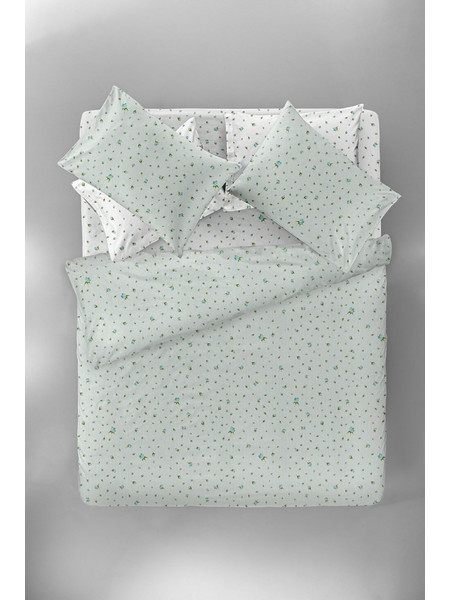 Σετ 3Τμχ Παπλωματοθήκη Raffia Aqua 225X250 - Saint Clair
