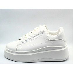 Sneakers λευκό με κορδόνι