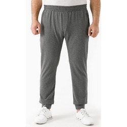 Maraton Plus Size Ribbed Ankle Basic MMSS1818103TSB002-GRY Ανδρική Φόρμα Παντελόνι