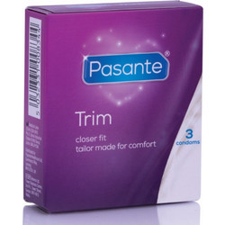 Pasante Trim Προφυλακτικά Λεπτά με Λιπαντικό 3τμχ