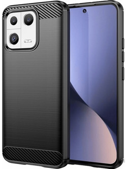 Spacecase Carbon - Θήκη Σιλικόνης - Xiaomi 13 - Black (5905123475771)