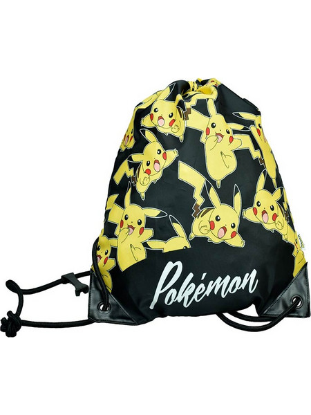 Gim Pokemon Pikachu Παιδική Τσάντα Πλάτης Μαύρη 316-11261
