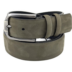 Legend Accessories Ανδρική Ζώνη Δερμάτινη Χακί LC-01-OLIVE