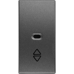 Διακοπτης 1 Modules a/r με Λυχνια Γραφιτης
