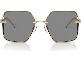 Michael Kors MK1157D 10143F Γυναικεία Γυαλιά Ηλίου Πεταλούδα Μεταλλικά Χρυσά με Μαύρο Polarized Φακό