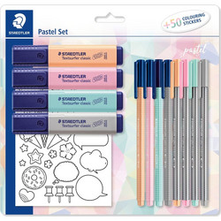Staedtler 61 SBK Pastellstift Grau Mintfarbe Orange Pink Rose 12 Stck(e) (61 SBK1 PA)